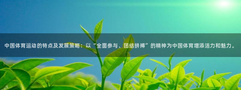 米兰体育最新版下载：中国体育运动的特点及发展策略：以“全面参与、团结拼搏”的精神为中国体育增添活力和魅力。